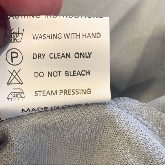 MUADRESS Women's Lace Cocktail Wedding Party Dress Gray Size Large - Picture 9 of 11